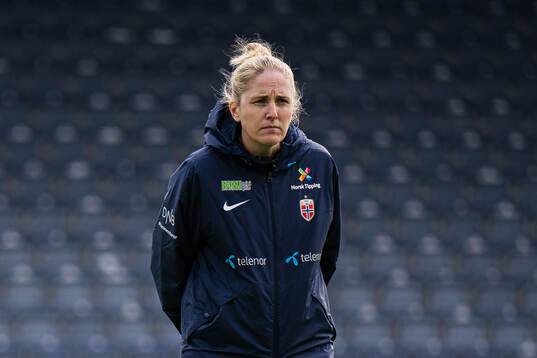 Head coach Gemma Grainger of the Norwegian women’s