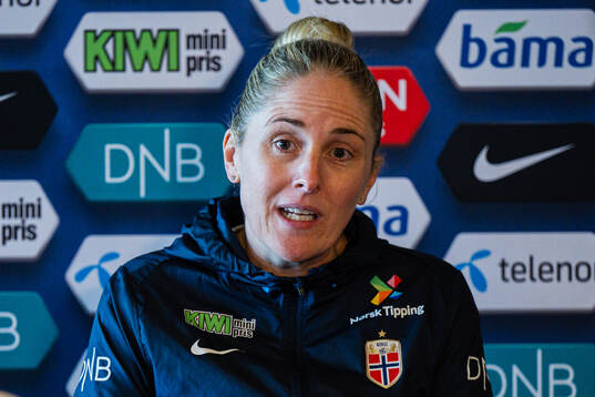 Head coach Gemma Grainger of the Norwegian women’s