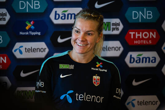 Ada Hegerberg of the Norwegian women’s national football