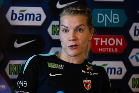 Ada Hegerberg of the Norwegian women’s national football