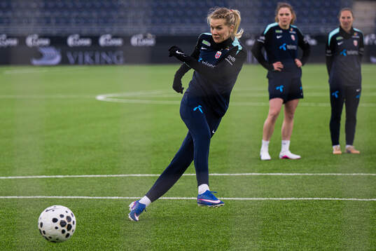 Ada Hegerberg of the Norwegian women’s national football