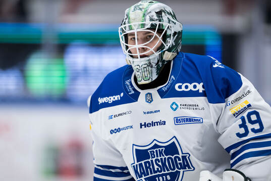 Karlskogas målvakt Måns Goos