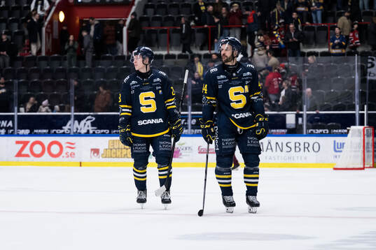Södertäljes Adam Hesselvall och Niklas Arell