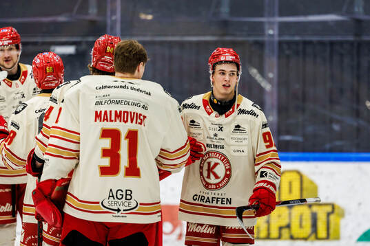 Kalmars Arvid Westlin jublar