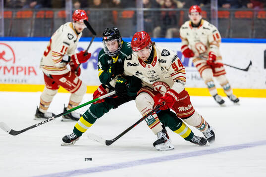 Östersunds Lukas Sagranden och Kalmars Albin Storm