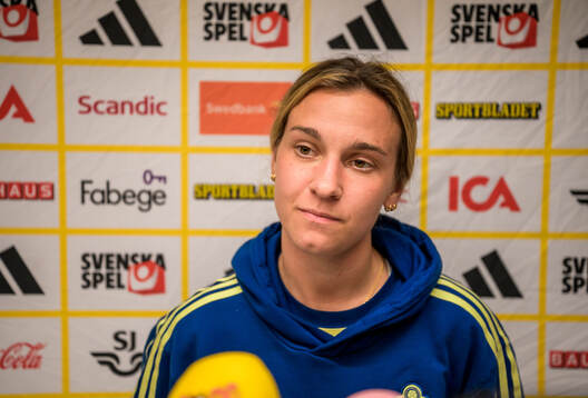 Julia Zigiotti Olme of the women's national football team