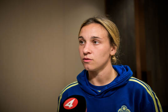 Julia Zigiotti Olme of the women's national football team