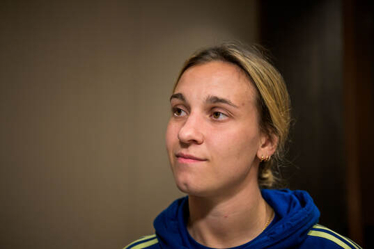 Julia Zigiotti Olme of the women's national football team