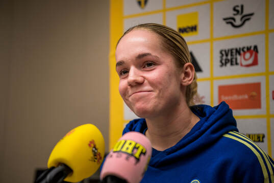 Hanna Lundkvist of the women's national football team of