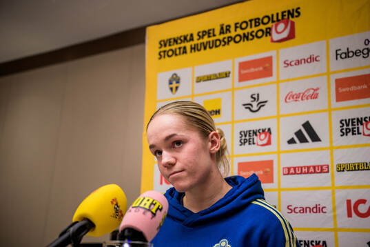 Hanna Lundkvist of the women's national football team of