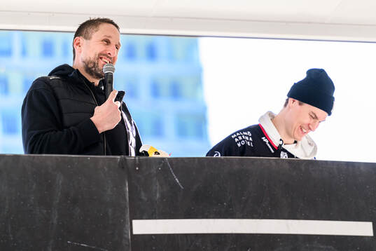Malmö Redhawks tränare Tomas Kollar och Fredrik