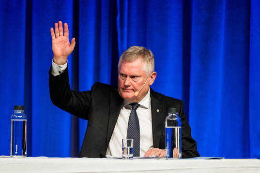 Avgående ordförande Anders Pålsson