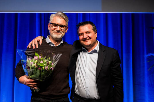 Avgående VD Niclas Carlnén och ordförande Zlatko Rihter