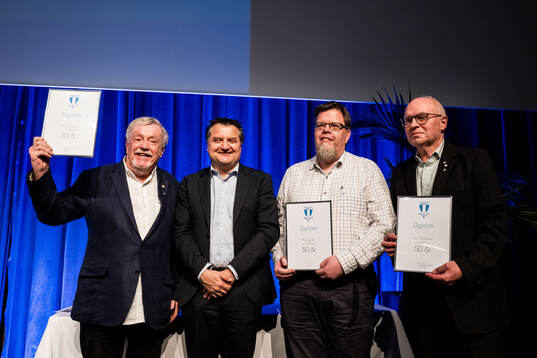 Medlemmar som varit medlemmar i 50år uppmärksammas av