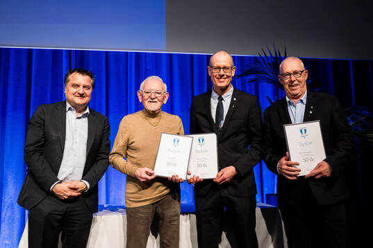 Medlemmar som varit medlemmar i 50år uppmärksammas av
