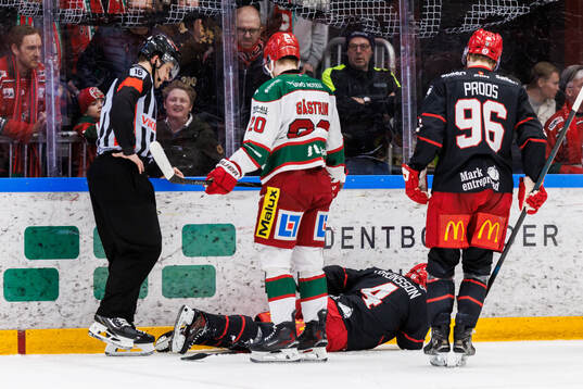 Almtunas Victor Aronsson har ont