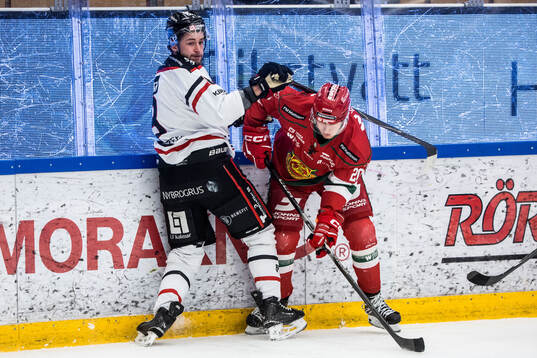 Nybro Vikings Måns Krämer och Moras Georg Weigelt