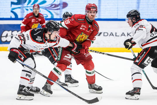 Nybro Vikings Joel Kant och Moras Connor Maceachern