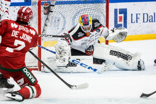Nybro Vikings målvakt Hugo Hävelid
