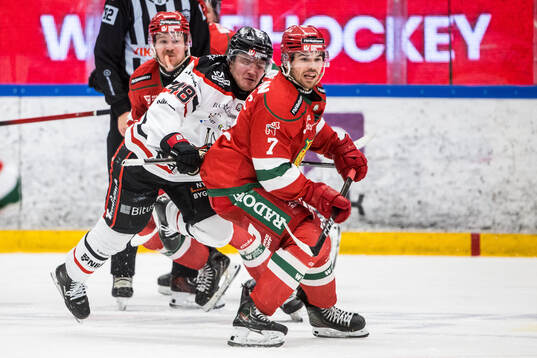 Nybro Vikings Olli Nikupeteri och Julius Bergman