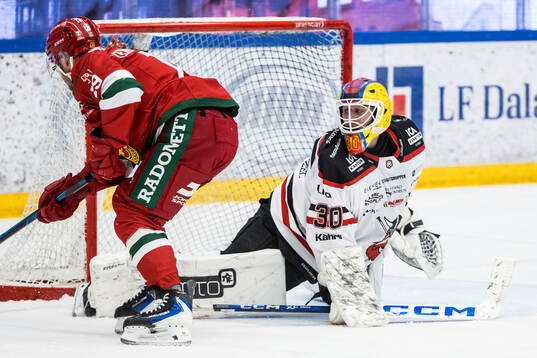 Nybro Vikings målvakt Hugo Hävelid