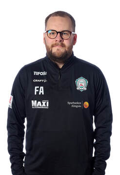 Alingsås assisterande tränare Fabian Andersson