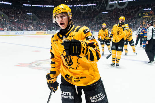 Skellefteås Valter Lindberg jublar