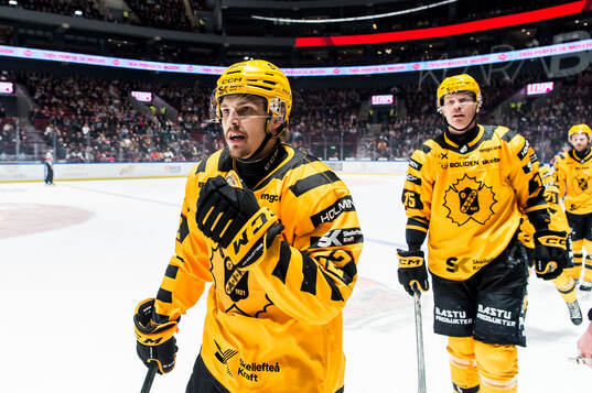 Skellefteås Jonathan Johnson jublar