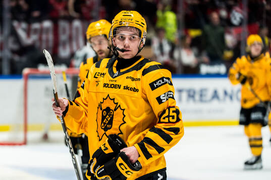 Skellefteås Pontus Johansson deppar