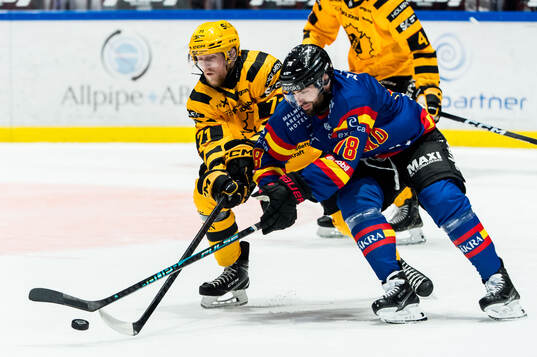 Skellefteås Jonathan Davidsson och Malmö Redhawks Robin