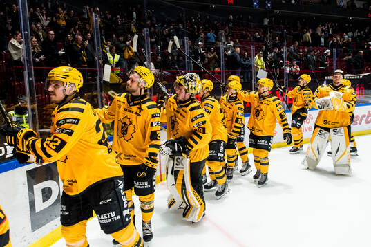 Skellefteås spelare jublar