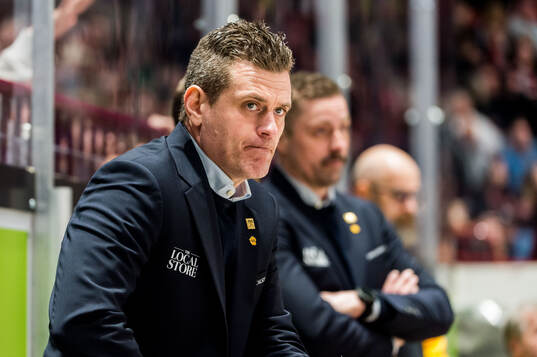 Skellefteås tränare Daniel Hermansson deppar