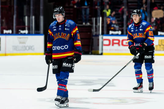 Malmö Redhawks Filip Björkman deppar