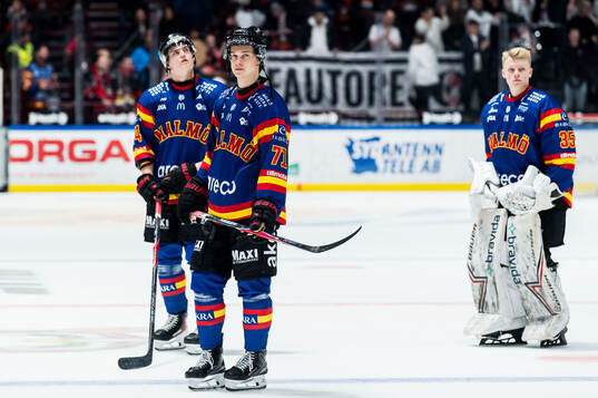 Malmö Redhawks Isac Nilsson deppar