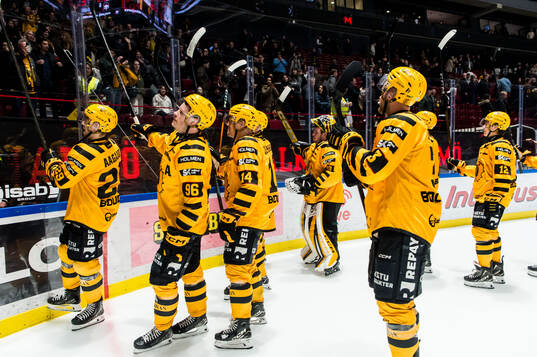 Skellefteås spelare jublar