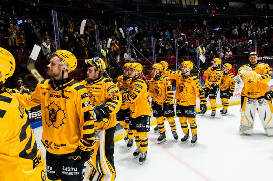 Skellefteås spelare jublar