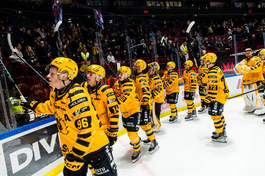 Skellefteås spelare jublar