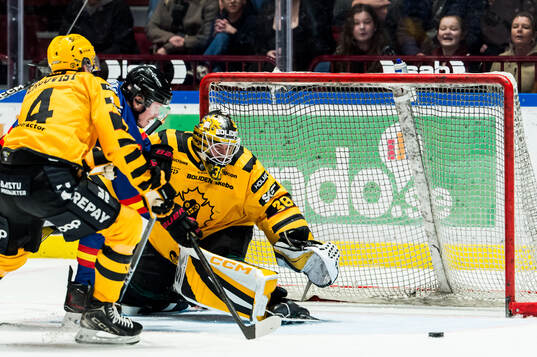 Malmö Redhawks Linus Öberg och Skellefteås Rasmus