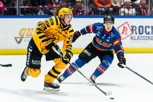 Skellefteås Pontus Johansson och Malmö Redhawks Axel