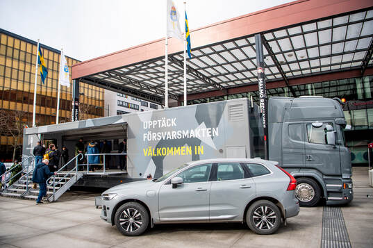 Försvarsmakten på besök