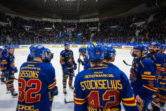 Djurgårdens spelare jublar