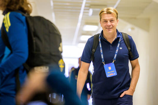 Head coach Tony Gustavsson of Sweden