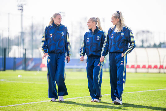 Elma Junttila Nelhage, Amanda Nildén and Fridolina Rolfö