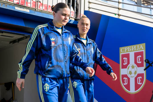 Hanna Wijk and Hanna Bennison of Sweden