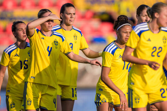Julia Zigiotti Olme, Hanna Lundkvist and Amanda Nildén of