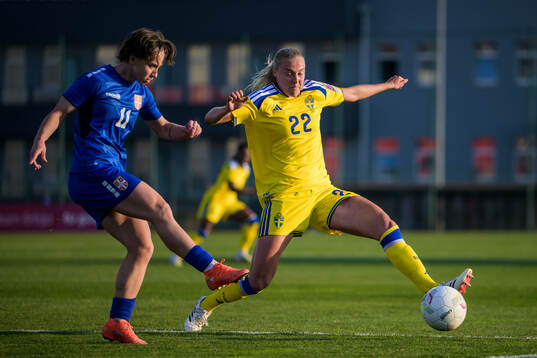 Miljana Ivanovic of Serbia and Elma Junttila Nelhage of