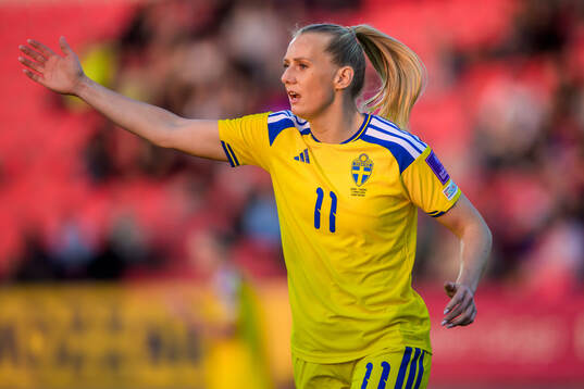 Stina Blackstenius of Sweden