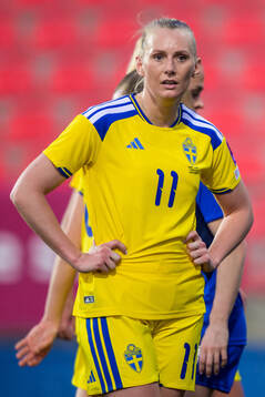 Stina Blackstenius of Sweden