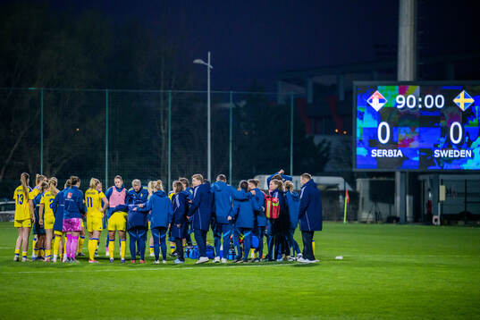 Players of Sweden gather