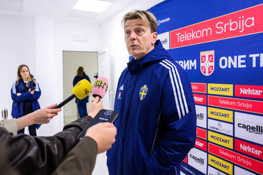 Head coach Tony Gustavsson of Sweden